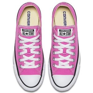 Converse Pink and White All Star Sneakers